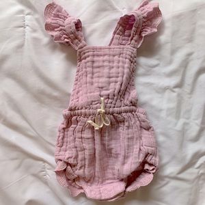 Jamie Kay Organic Cotton Muslin Indie Playsuit - Butterfly - Size 6-12 Months